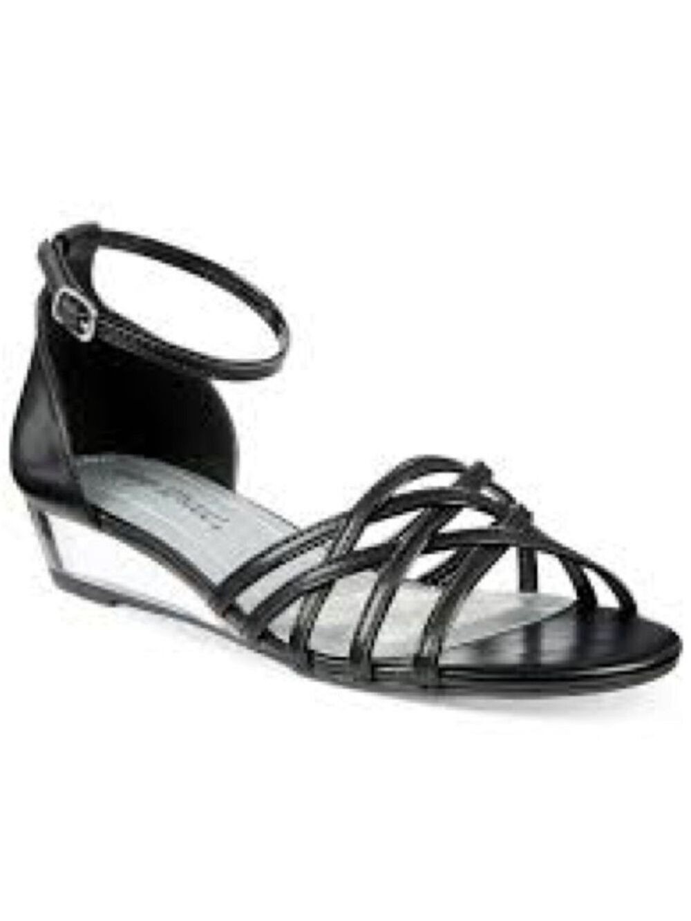 Women’s Easy Street Tarrah Black Dress Sandals Size 11 US!